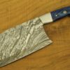 handmade damascus cleaver