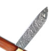 DAMASCUS STEEL KNIFE WITH CAMEL BONE HANDLE