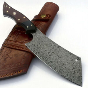 damascus cleaver serbian style